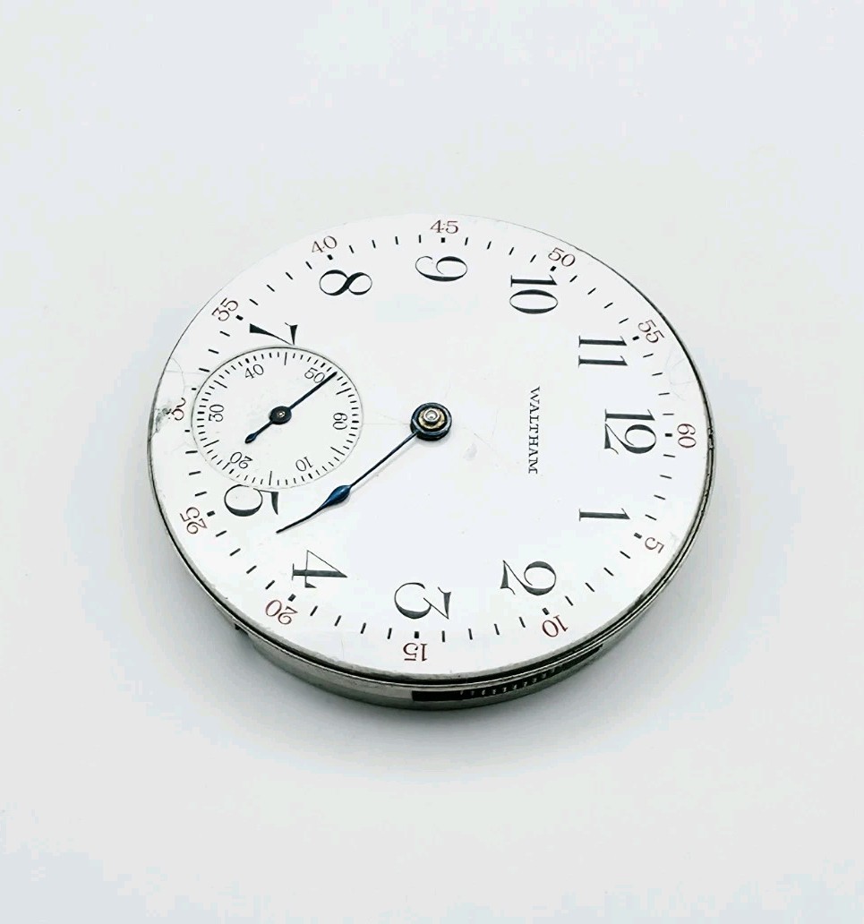 1917 Waltham Model 1908 Grade No. 620 15J 16s Pocket Watch Movement For Repair