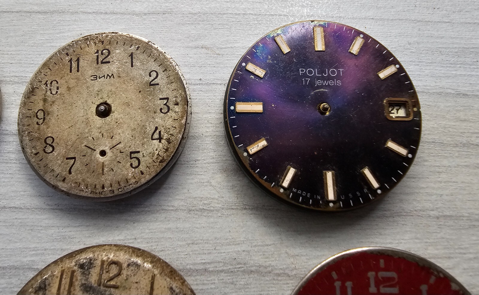 Watch Movement Poljot Raketa Zim Zarya Pobeda Soviet Mechanical Mechanism parts