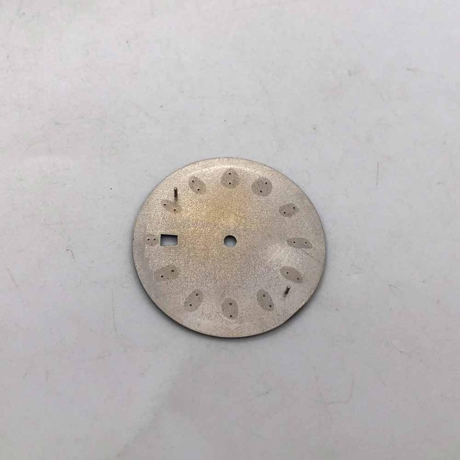 33.5mm Black+White Watch Dial Date Window @3 Fit For NH35/NH35A Watch Movement K
