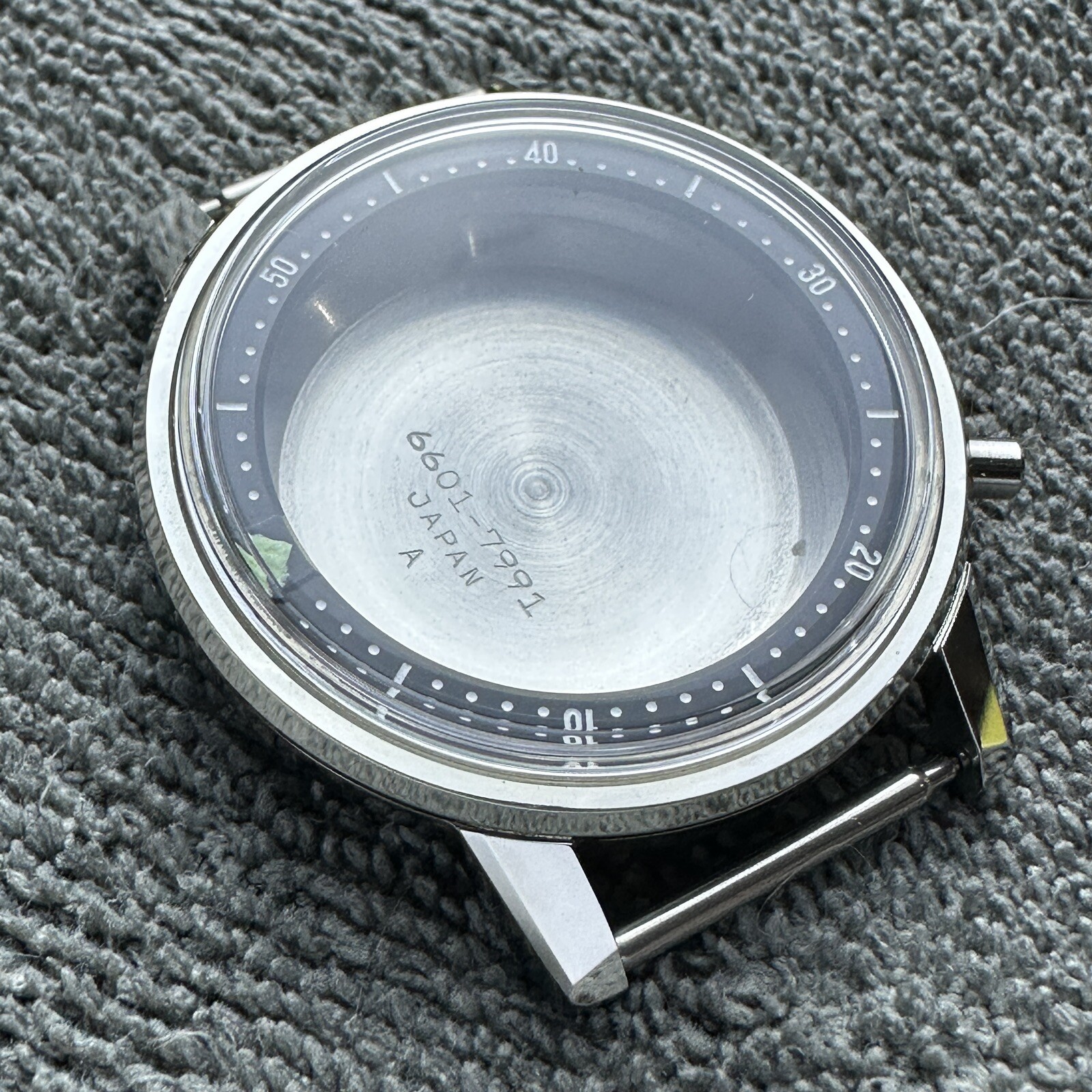 NEW OLD STOCK ‘1965 VINTAGE SEIKO SILVER WAVE 6601-7991 CASE SET