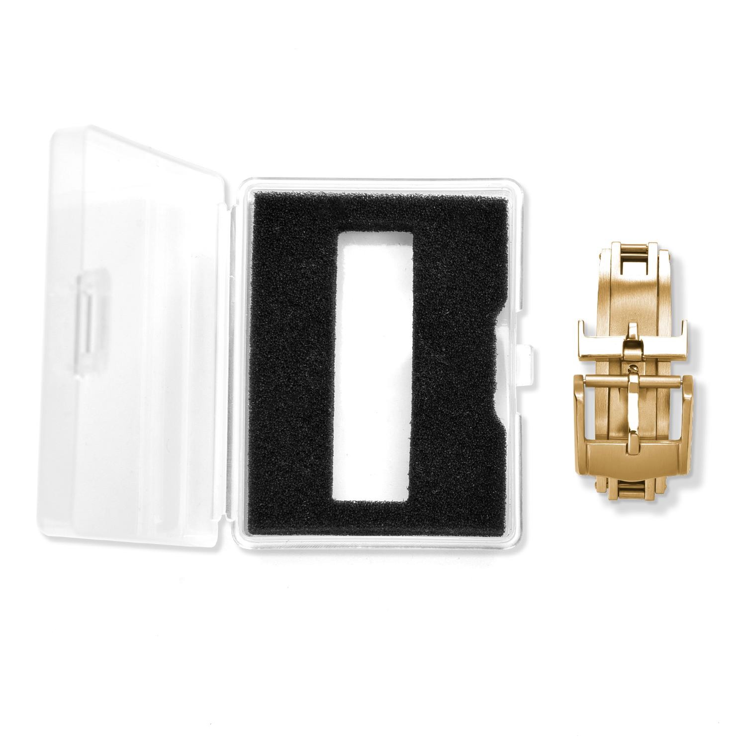 16mm 18mm Stainless Steel Deployant Clasp For Rolex Cartier Omega Watch Band