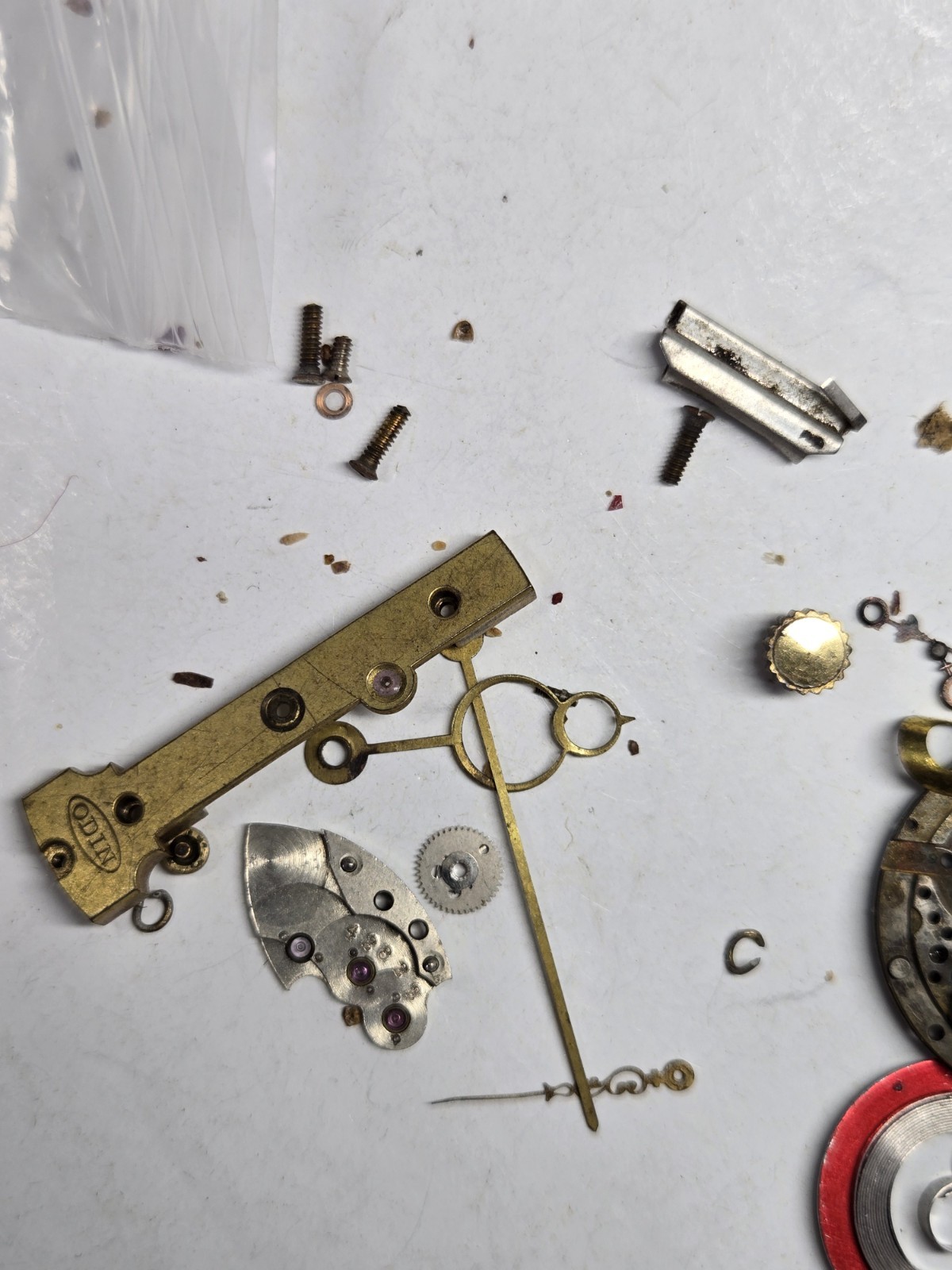 mens watch parts lot watchmaker pocket elgin 555 pilgram waltham bench sweeps