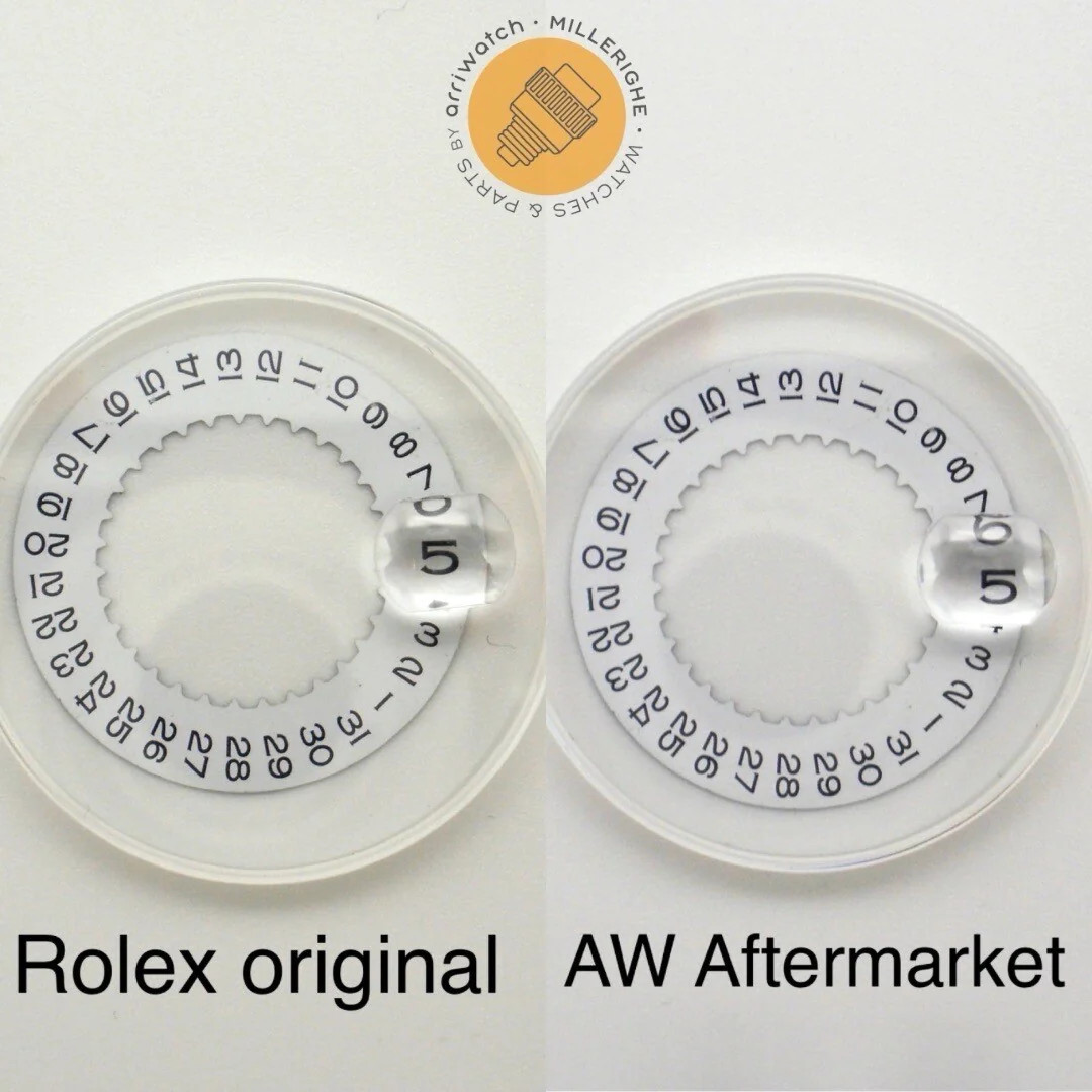Rolex Glass Sapphire 25- 7042 GMT 126720 Sprite Left Handed Cyclops 9H LOGO + AR