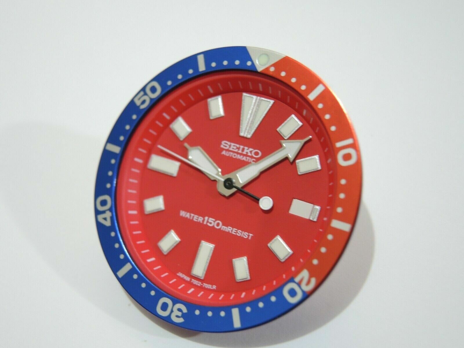 NEW RED DIAL,HANDS,MINUTE TRACK & PEPSI INSERT LARGE DIVERS 7002-7001 /700J