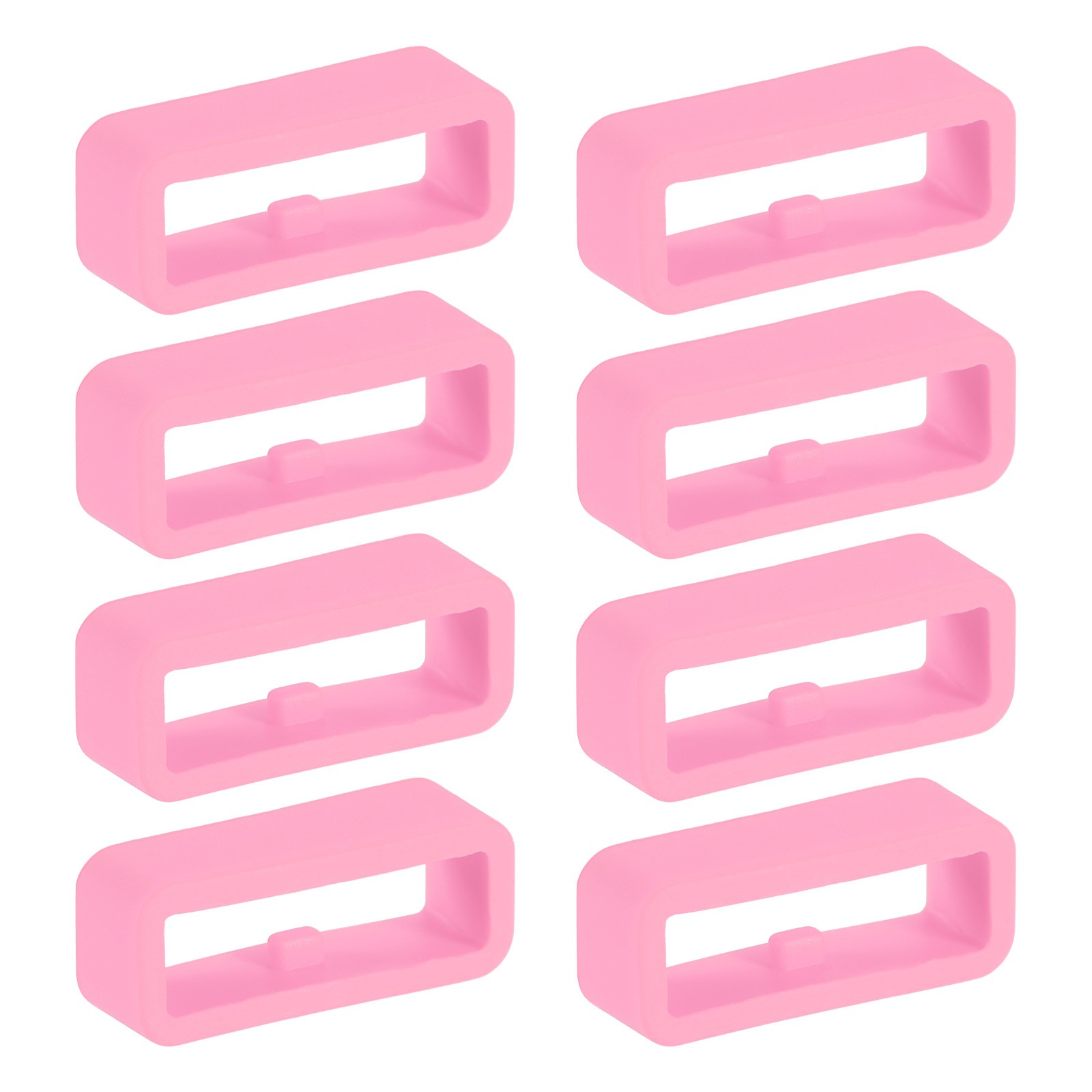 8 Pcs Watch Band Holder Loop, 18mm Universal Watch Replacement Band, Pink