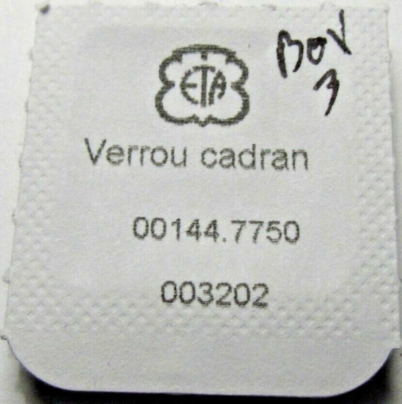 New Sealed ETA / Valjoux 7750 Watch Parts (Balance, Fork, Wheels, Pinions etc.)