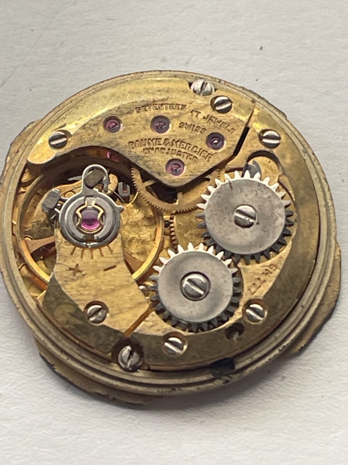 Baume & Mercier BM 777 Watch Movement for Repair Parts