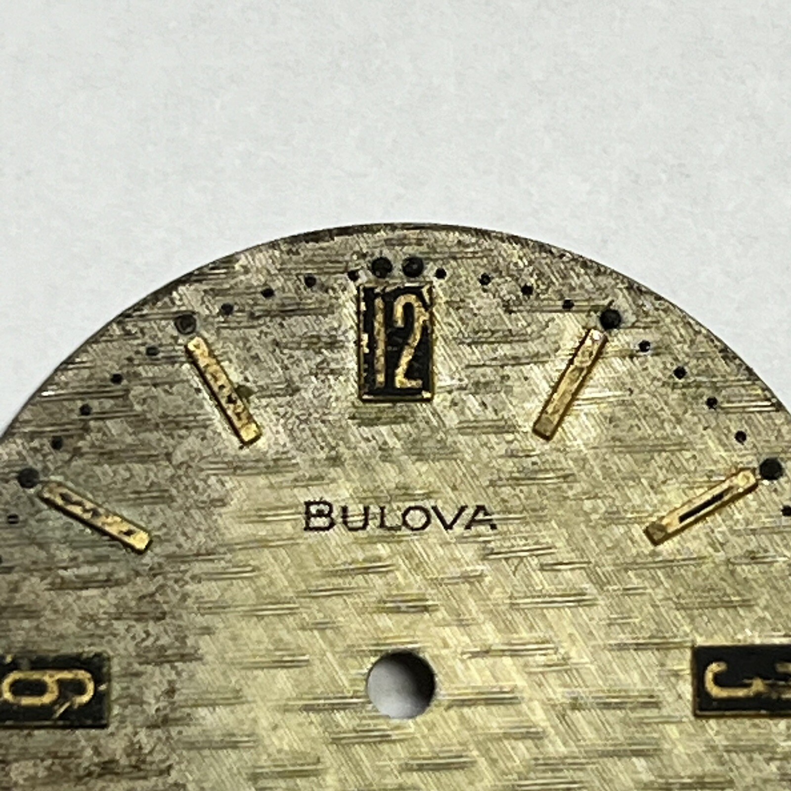Vintage Bulova Wrist Watch Dial Whale 27.01mm (#90)