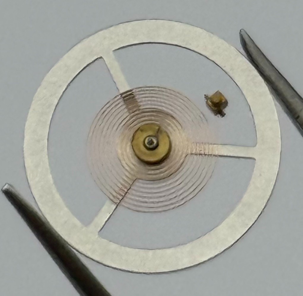 EB 8800 Balance Wheel Complete And Spring 12’’’ Renata 1309 Watch Movement Parts