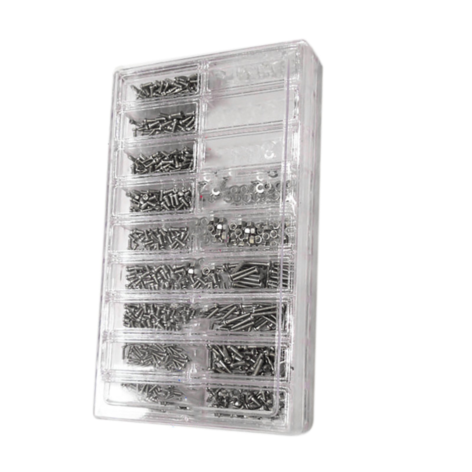 1000Pack Micro Eyeglass Sunglass Tiny Screw Nut Assortment Watchmaker Repair Kit