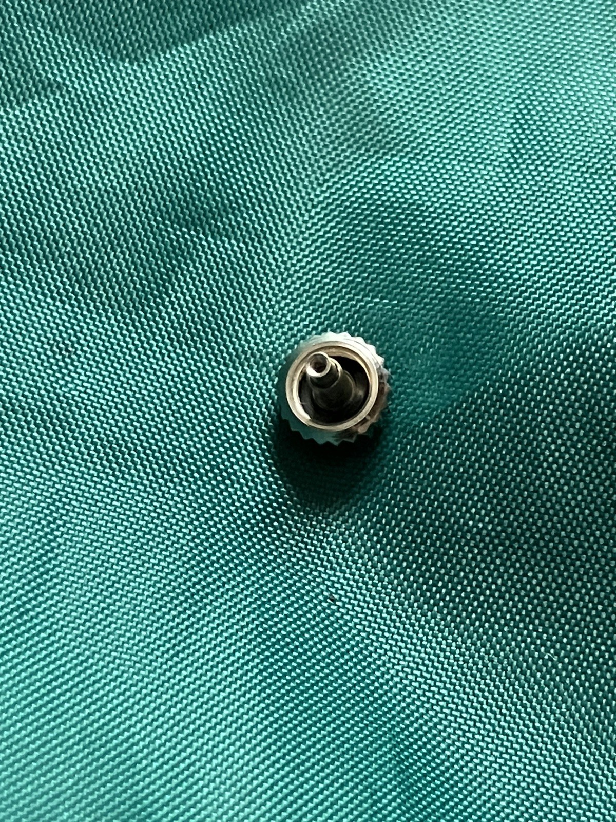 Genuine Rolex 6mm Steel twin lock Crown for Datejust 36 41 Etc. Preowned