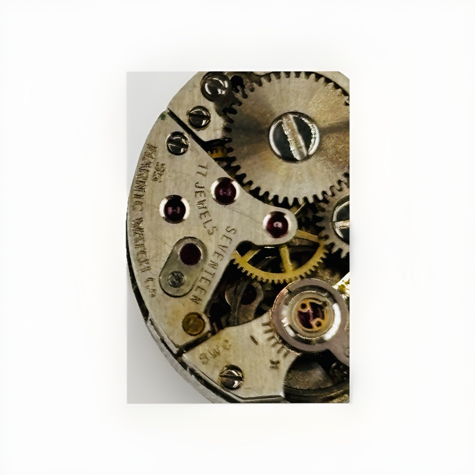 Meyer Lifetime VIP Watch Face Movement Parts/Repair Not Running Good Balance