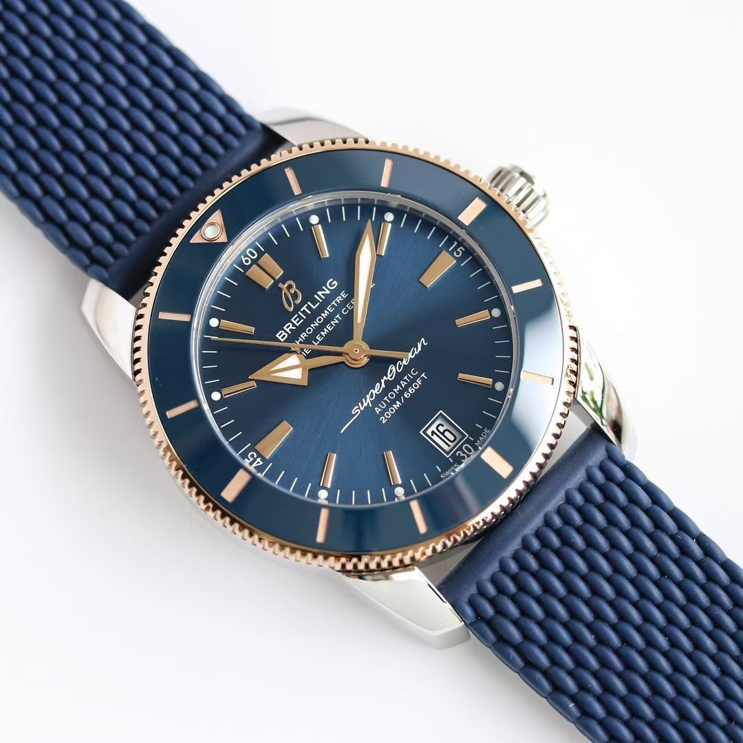 Men’s Watch Automatic Mechanical Movement 50mm Blue Dial
