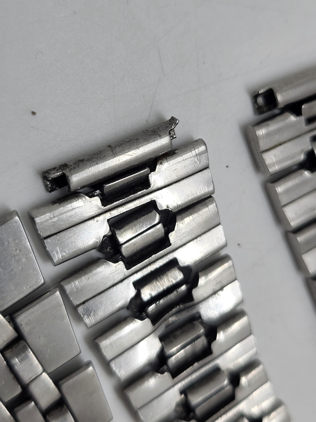 Vintage stainless steel bracelets USSR wristwatches different for spare parts