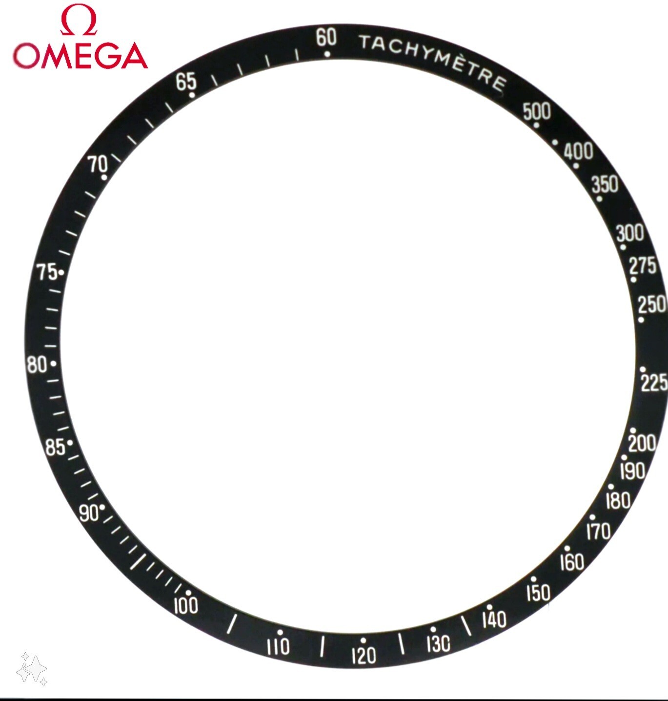Omega Speedmaster Professional 145.012 Watch Bezel Insert Authentic Original