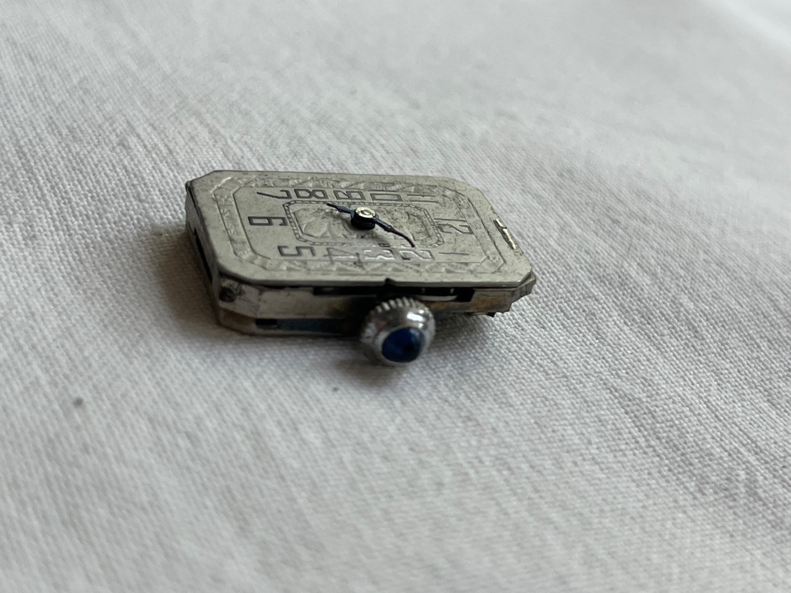 Sorority Swiss ladies art-deco – movement for watch RUNS, lot0308