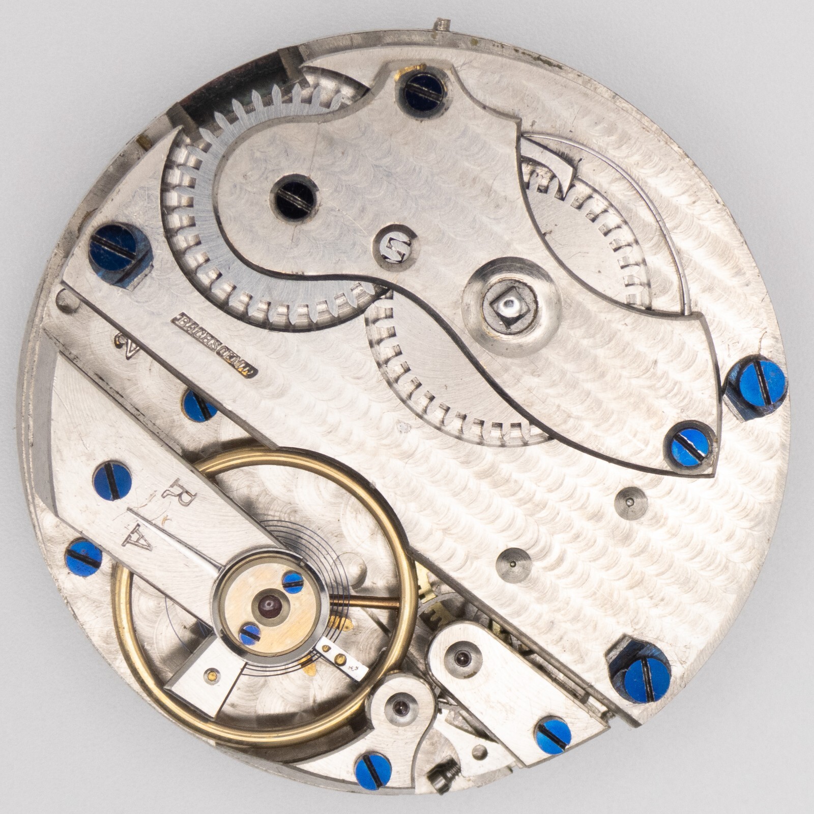 Bachschmid 43.2 x 11.5 mm Antique Pocket Watch Movement, Parts / Repair
