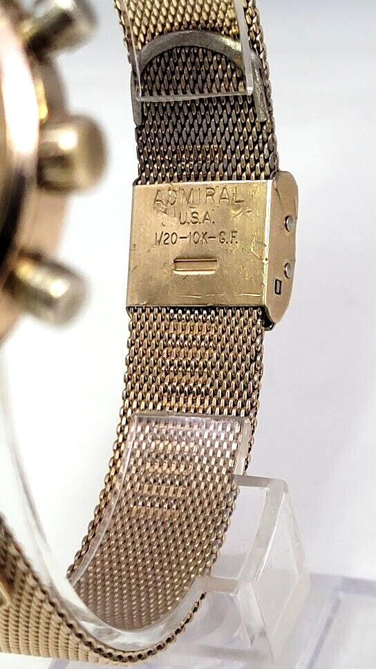 🔥🔥 Very.. Very Rare! & Vintage! ULTRAMAR – WARNER LAMBERT 10 K GF, Wristwatch!