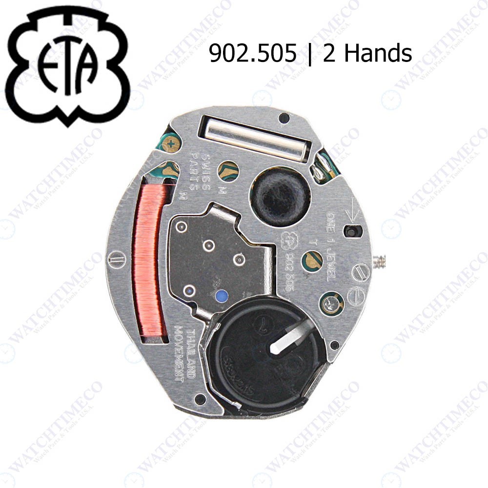 Genuine ETA 902.501 (902.505 ALTERNATE) Watch Movement Swiss 2 Hands
