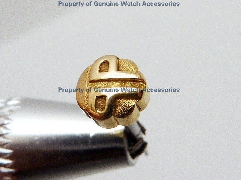 PATEK PHILIPPE 18K SOLID YELLOW GOLD DOUBLE P (“PP”) CROWN* 4.76 MM /STEM (JJ22)