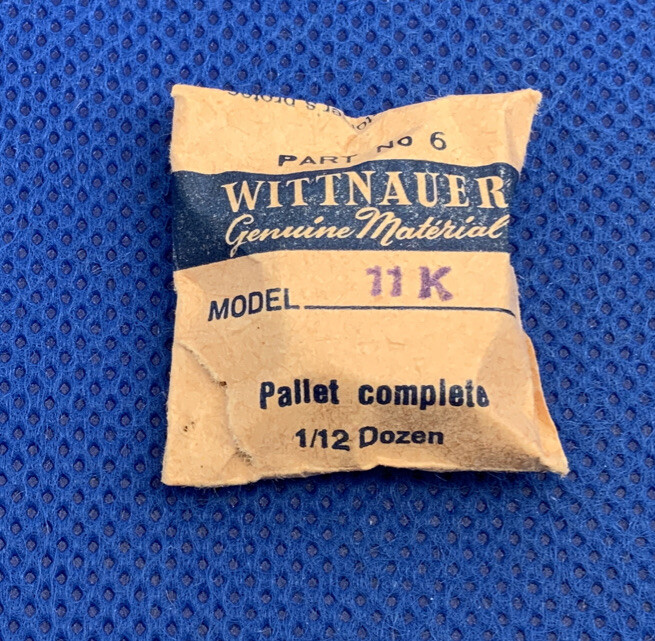 Wittnauer 11K Part #710/365 Pallet Fork And Arbor. Sealed. NOS 7-9 R