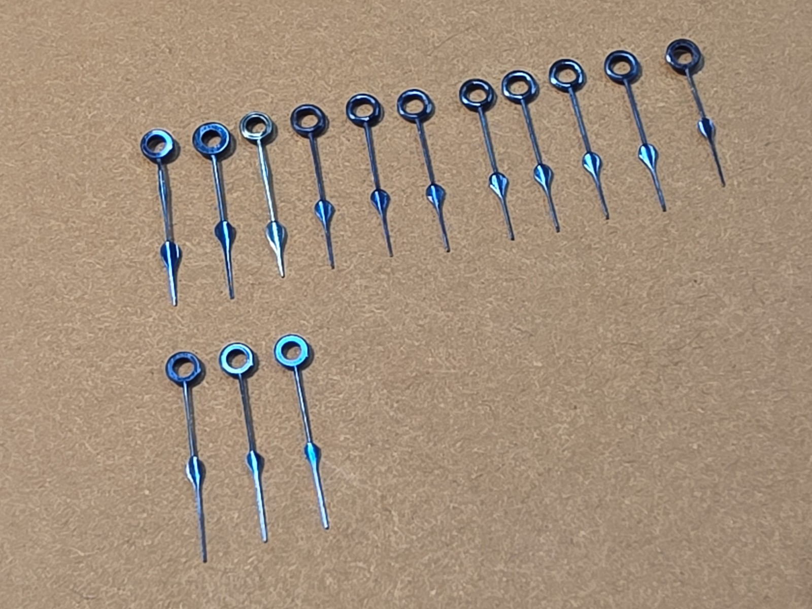 Lot Of 14 Mixed NOS Waltham 12s Pocket Watch Blue Spade Hour Hands