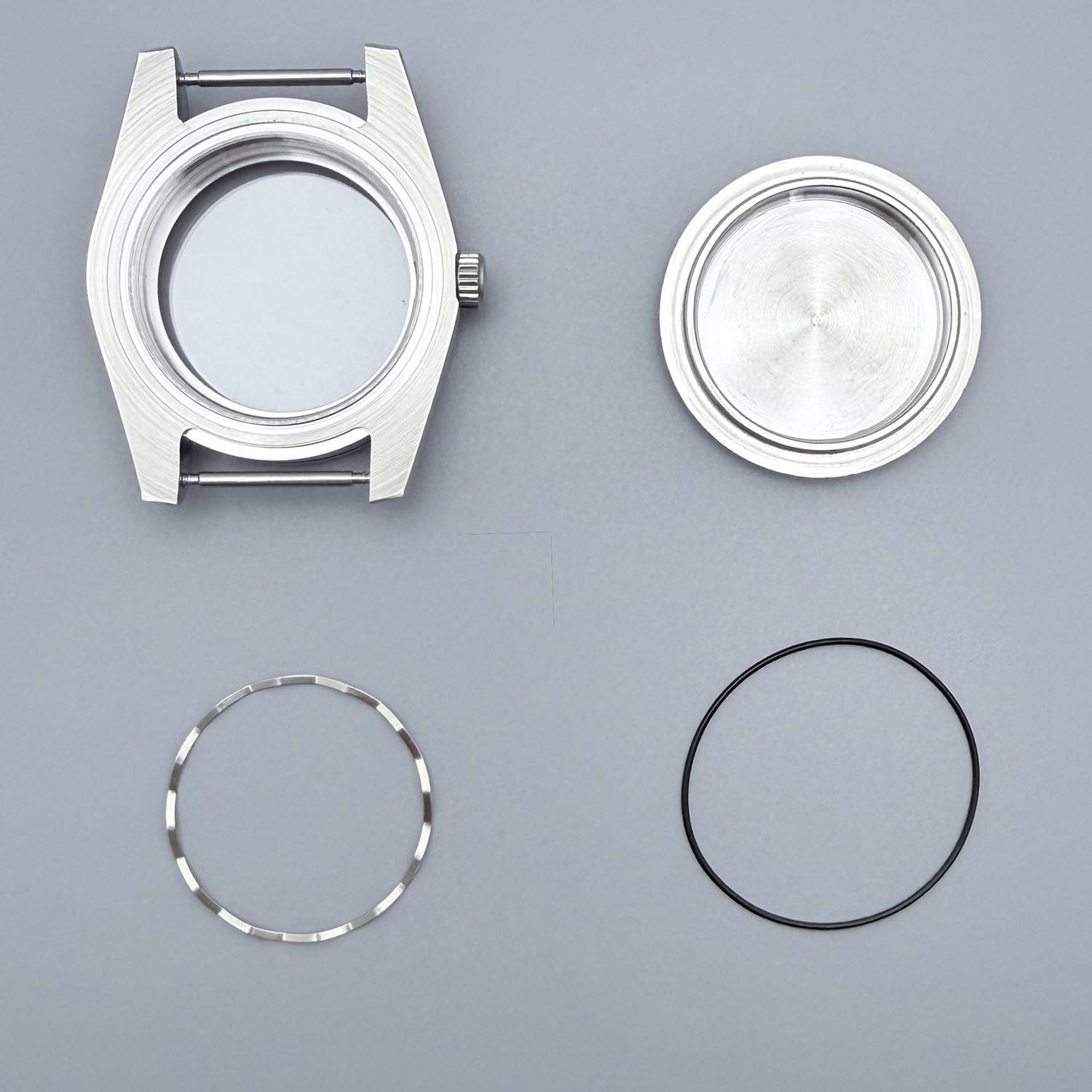 36mm/39mm Diamond-set Stainless Watch Case Sapphire For NH35 NH36 Movement Parts