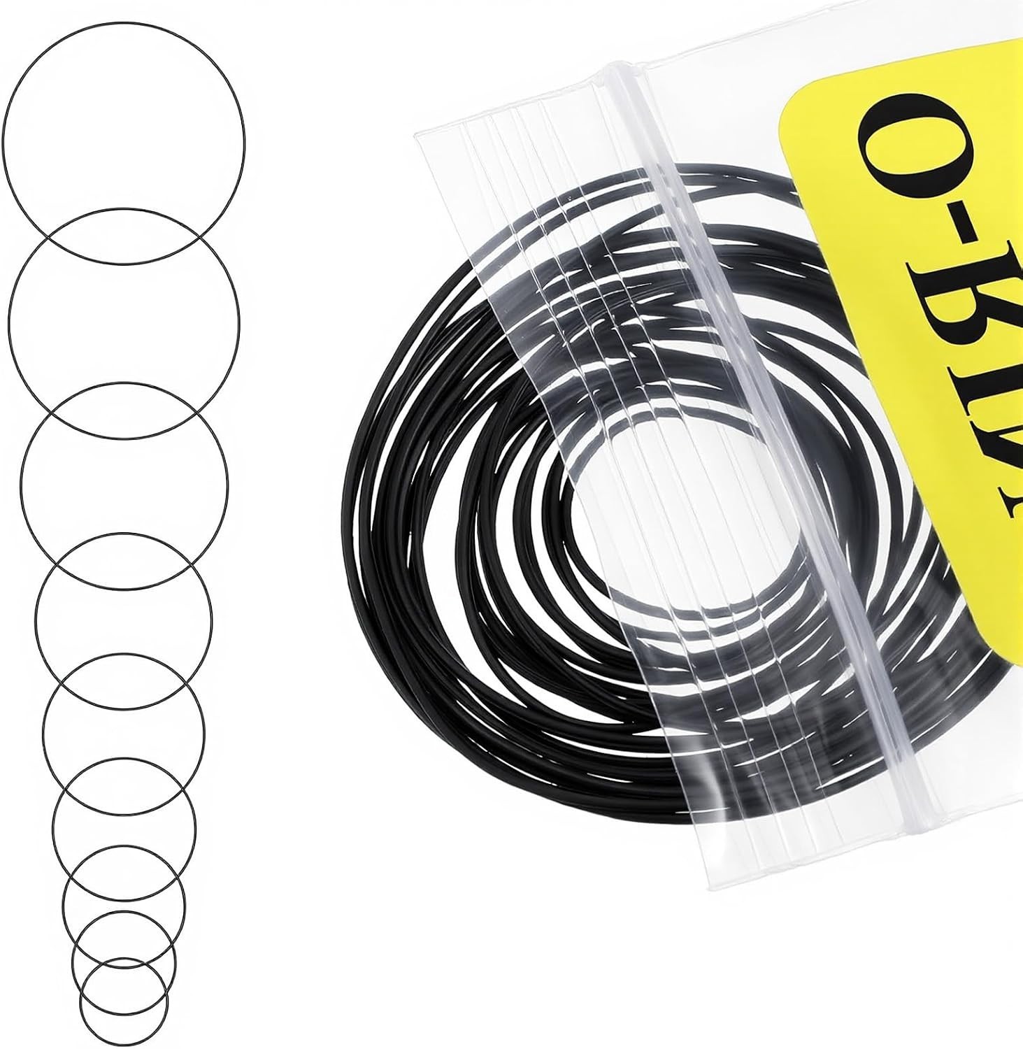 Xindojuz 28 Pcs O Ring Watch Gasket, Waterproof Rubber Sealing Ring Kit, Watc…