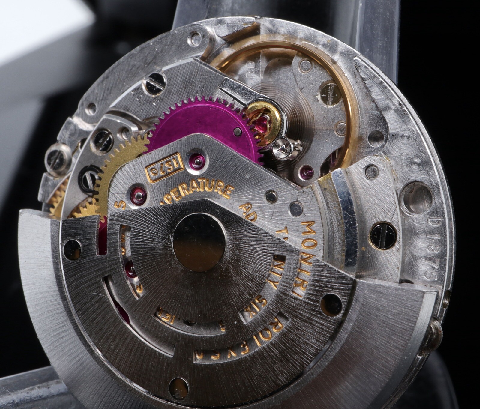 Vintage Rolex Submariner 1570 Movement Early Non Hacking- Watchmaker Estate Find