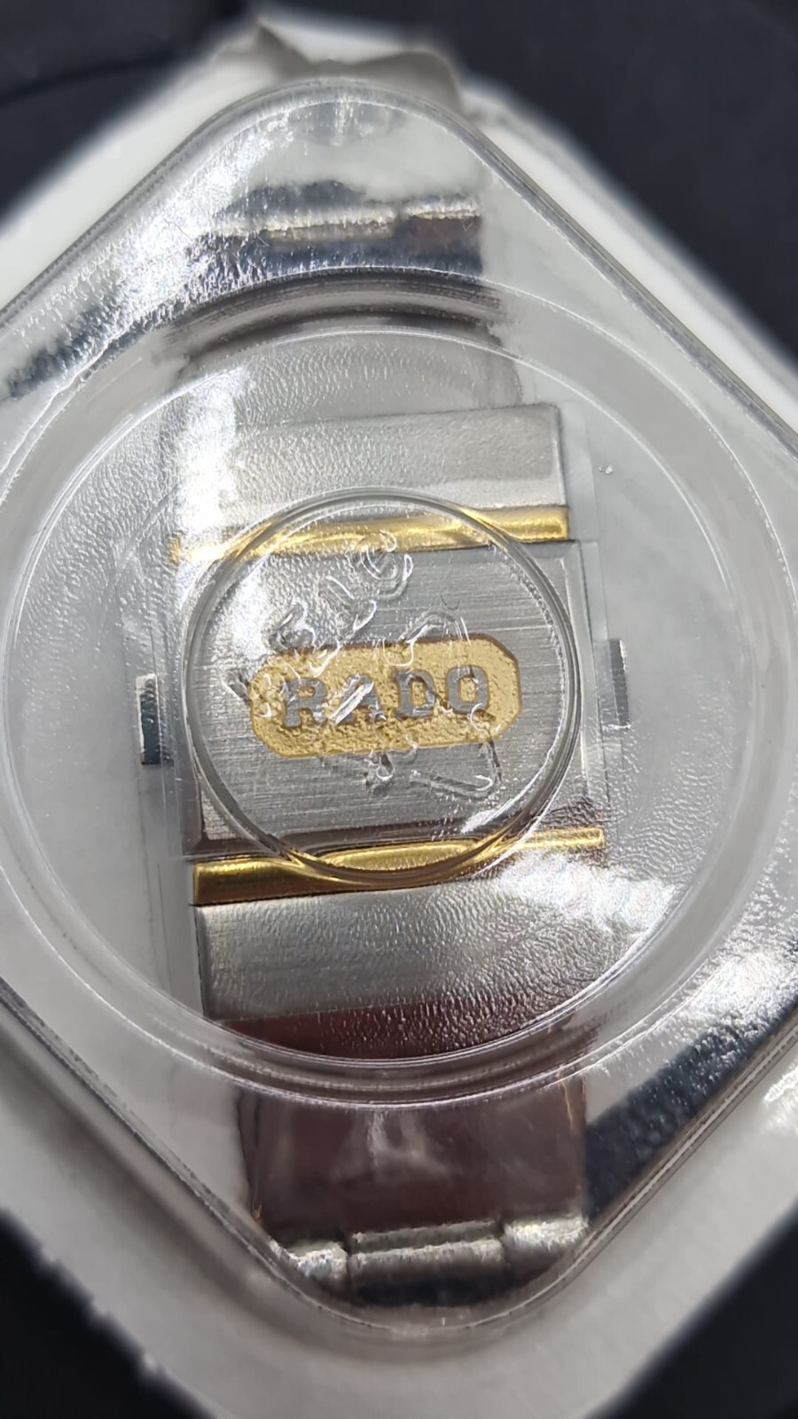 Chiusura bracciale Rado 129.0266.3 72.03098 Diastar Anatom acciaio/oro