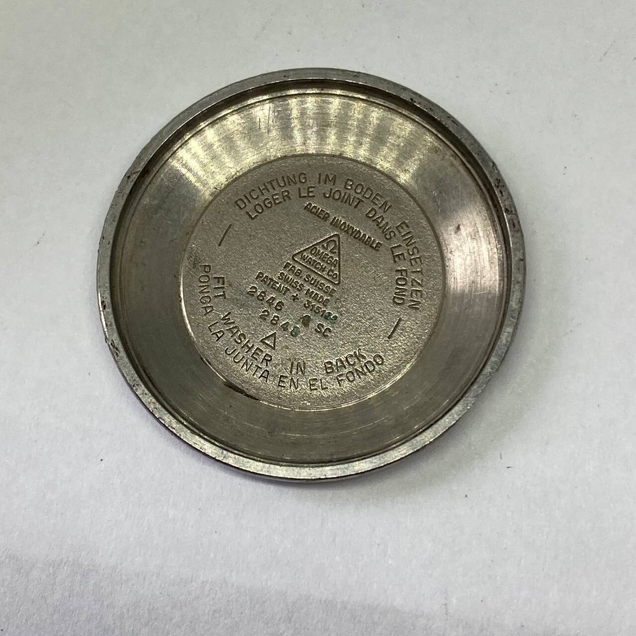OMEGA SEAMASTER REF 2846 S STEEL BACK CASE COVER