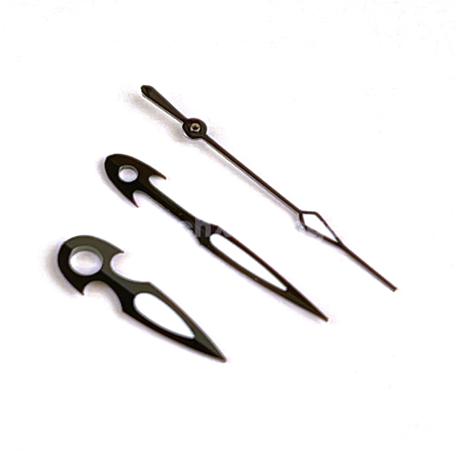 Black Fish Sword Watch Hands For Seiko NH34 NH35 4R35 NH36 4R36 7S36