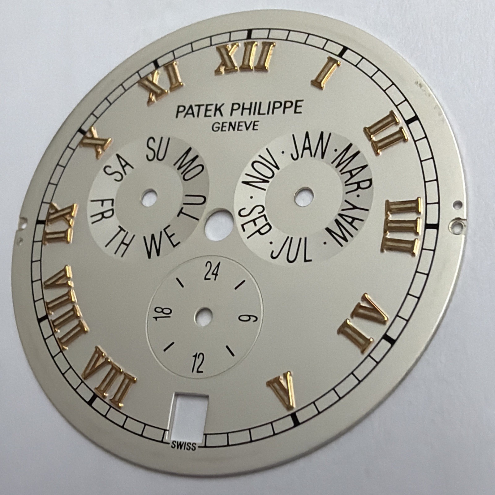 Patek Philippe 5035R Annual Calendar Rose Gold Silver Dial