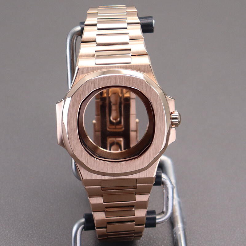 39.5mm Sterile Watch Case And Strap Stainless Steel For Seiko Nh35 Nh36 Movement