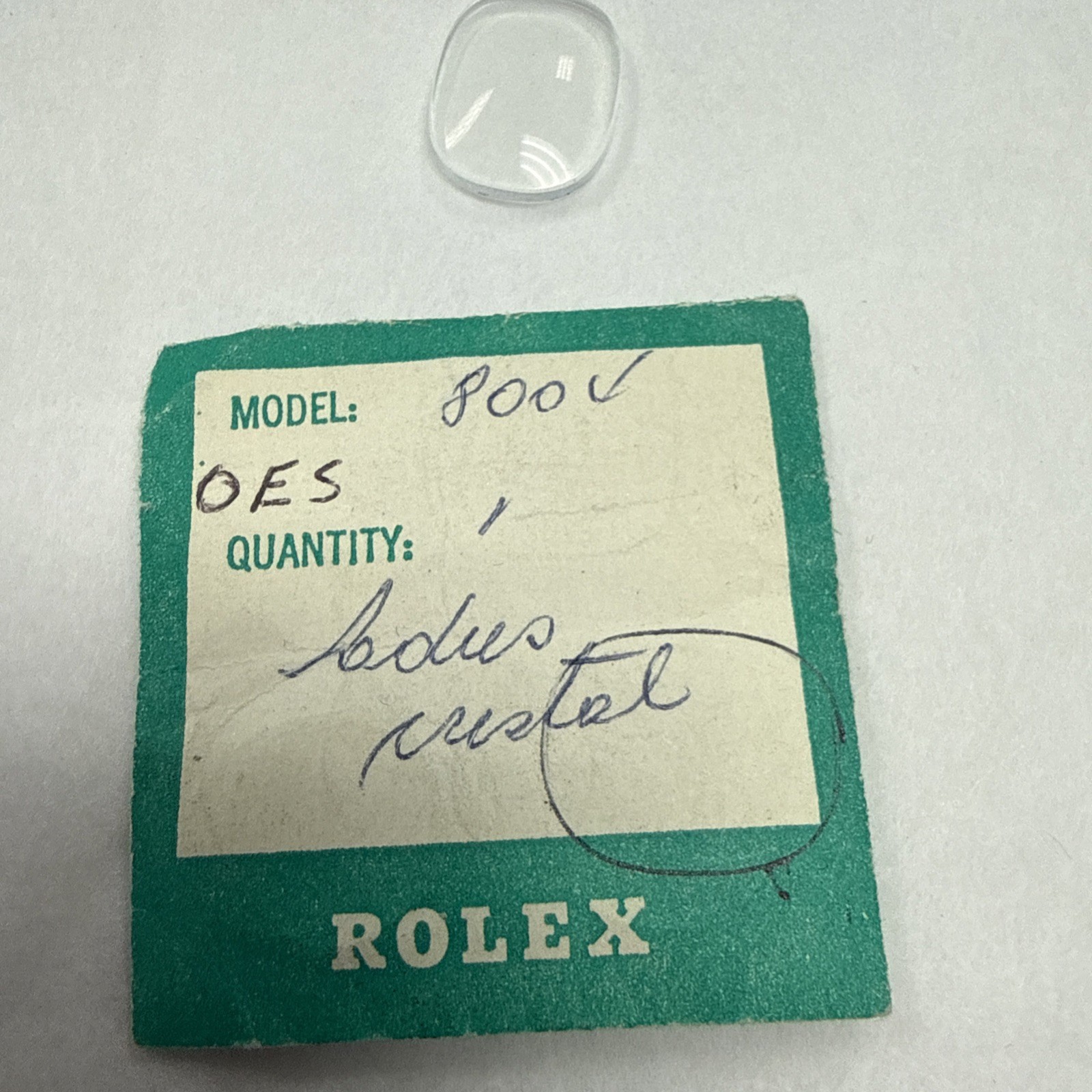 Rolex Nos Ladies 13.3mm 8004 Crystal Vintage Lady