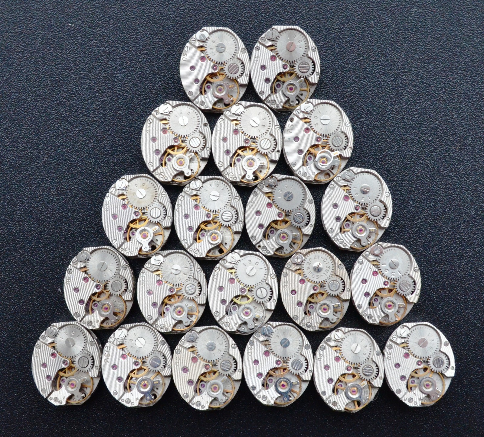 Lot 69 ladies watch OVAL movements Chaika 16×13 mm Steampunk Art parts repair