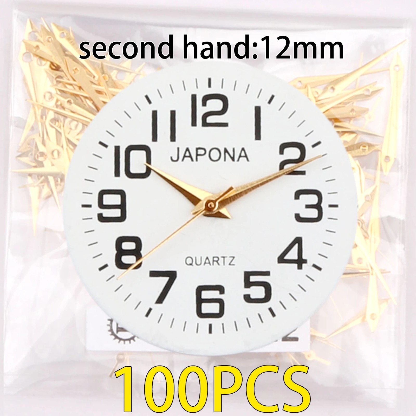 100pcs Watch Hands Assortment 2035 PC21 SL68 GL32 9T33 VJ32 VH31 Gold Parts Kit