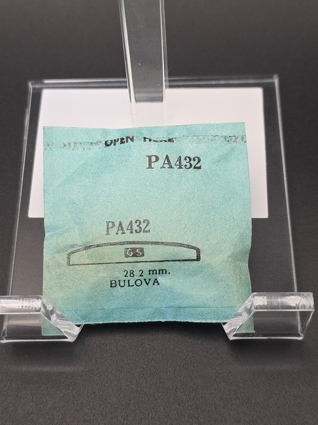 G-S Watch Crystal PA432 28.2mm Bulova