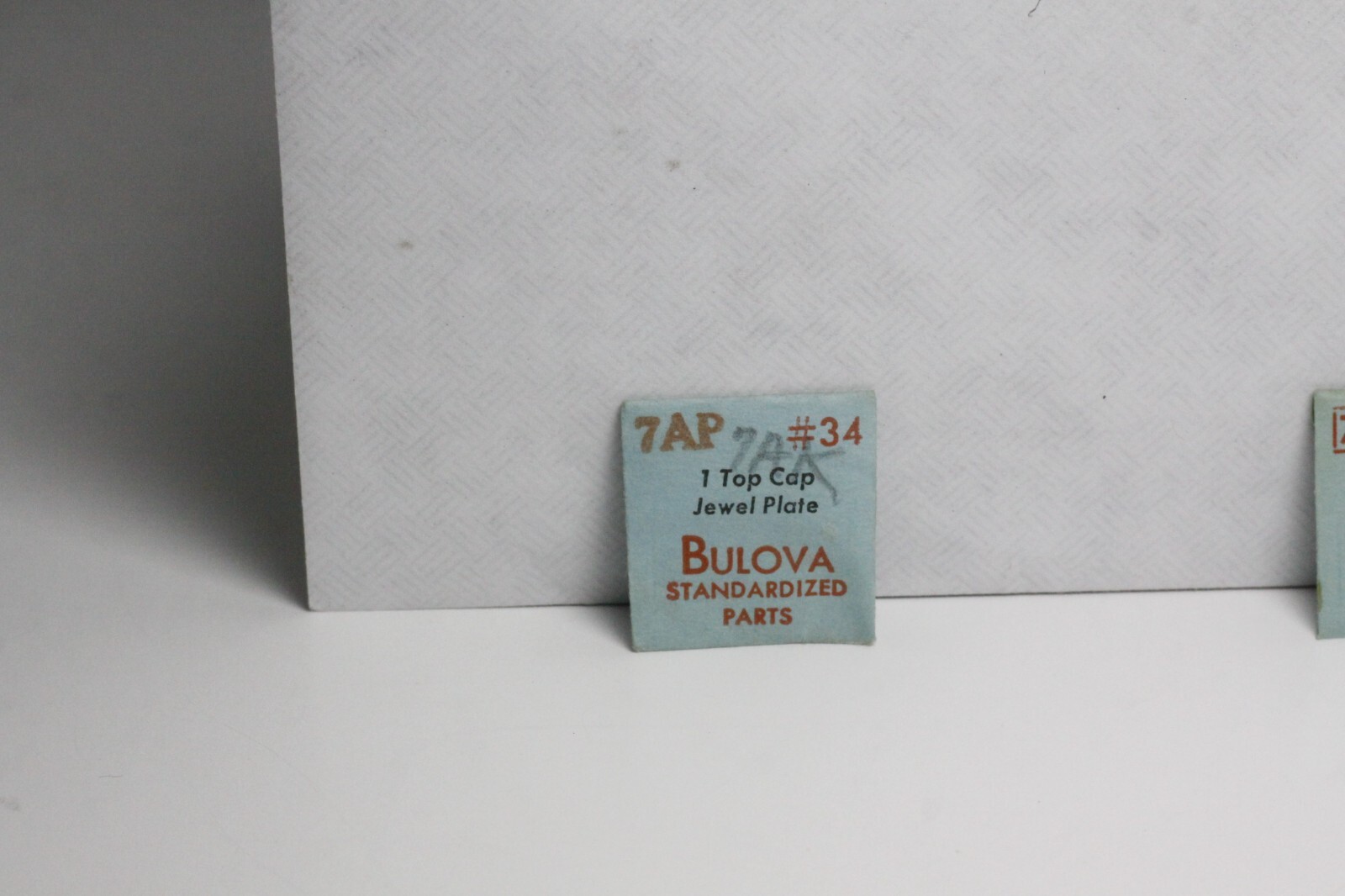 GENUINE BULOVA TOP CAP JEWEL PLATE 7AP #34 8U
