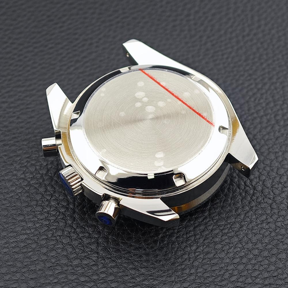 39.7mm Metal Watch Case Fit VK63 Movement Men Watch Parts for 20mm Strap
