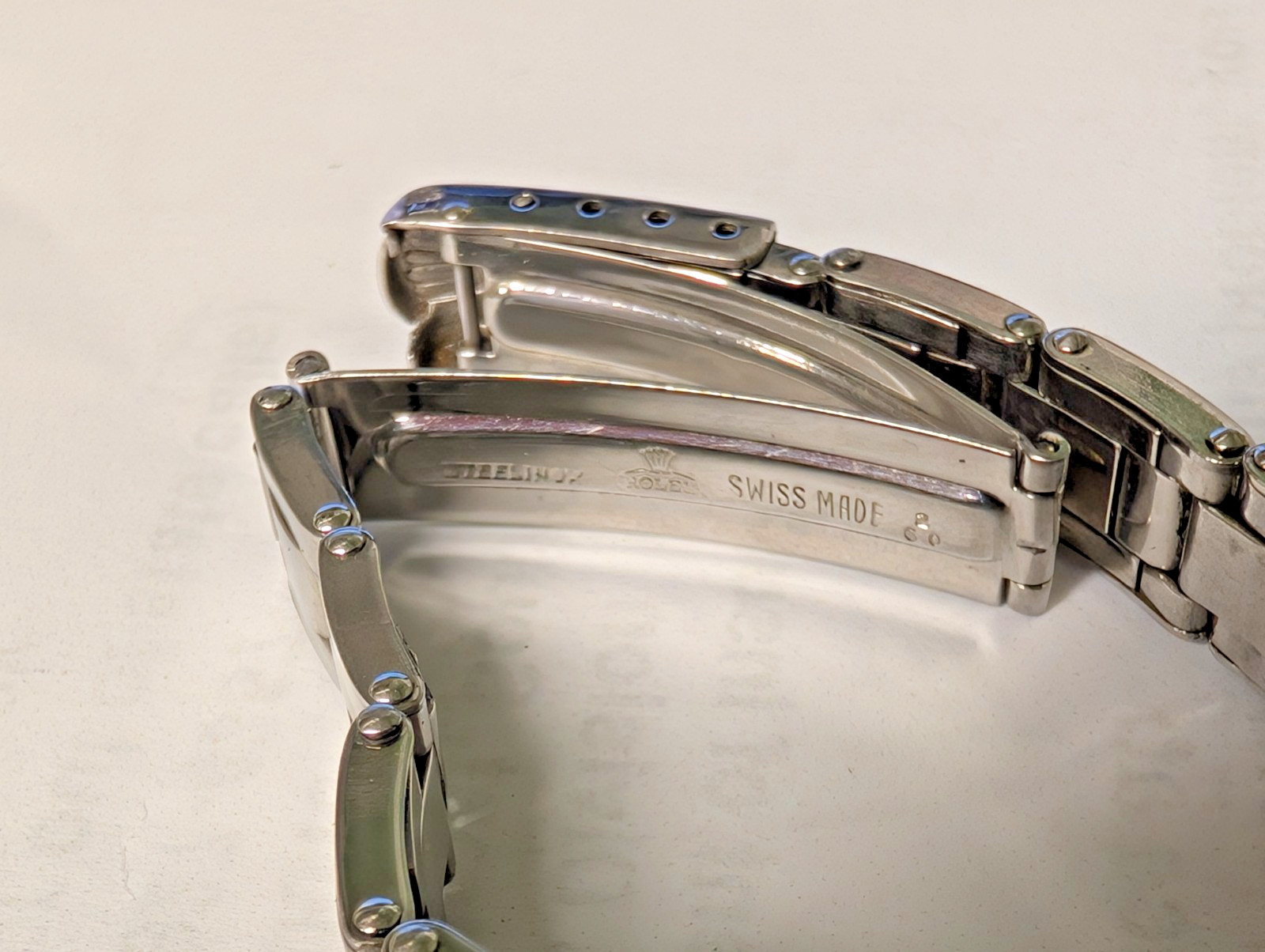 Rolex Clasp/Buckle bracelet – Riveted Oyster Spring Expansion 10mm at the clasp