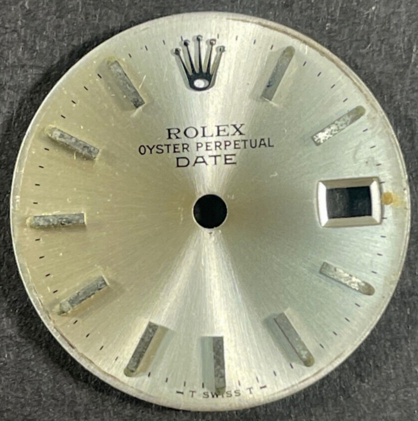 Vintage Rolex Oyster Perpertual Date Watch Dial For 26mm Case 6517 6519 6917
