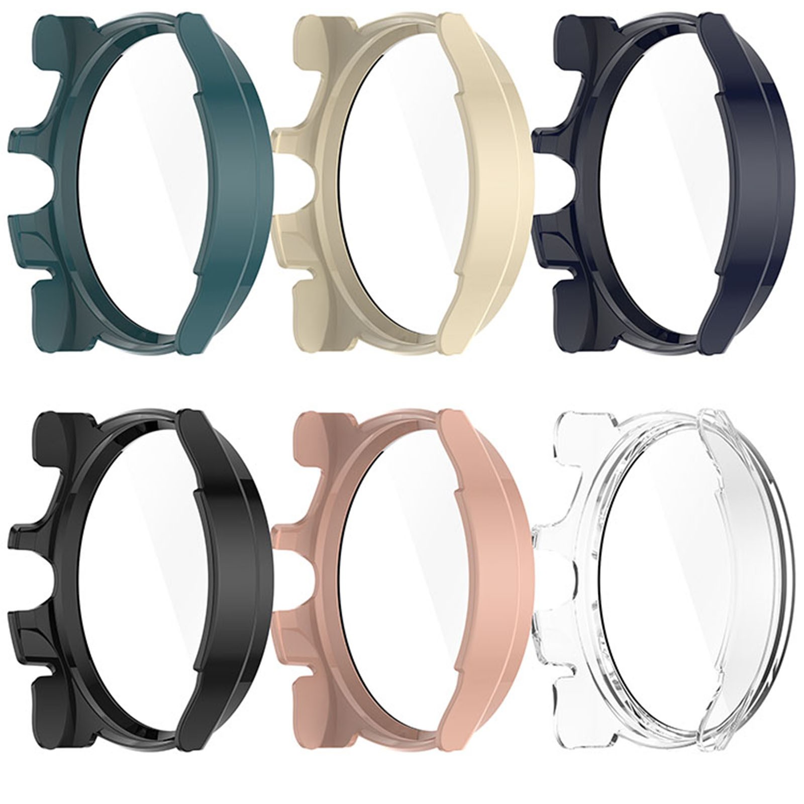 PC+ Tempered Glass Protective Film Cover Watch Case for Ticwatch Pro5 Smartwatch