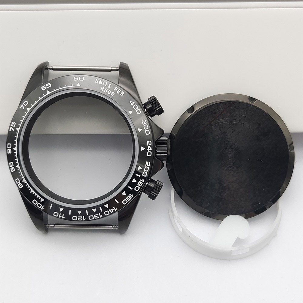 Luxury Diamond Watch Case For VK63/VK64 Movement Stainless Steel Mod Kit