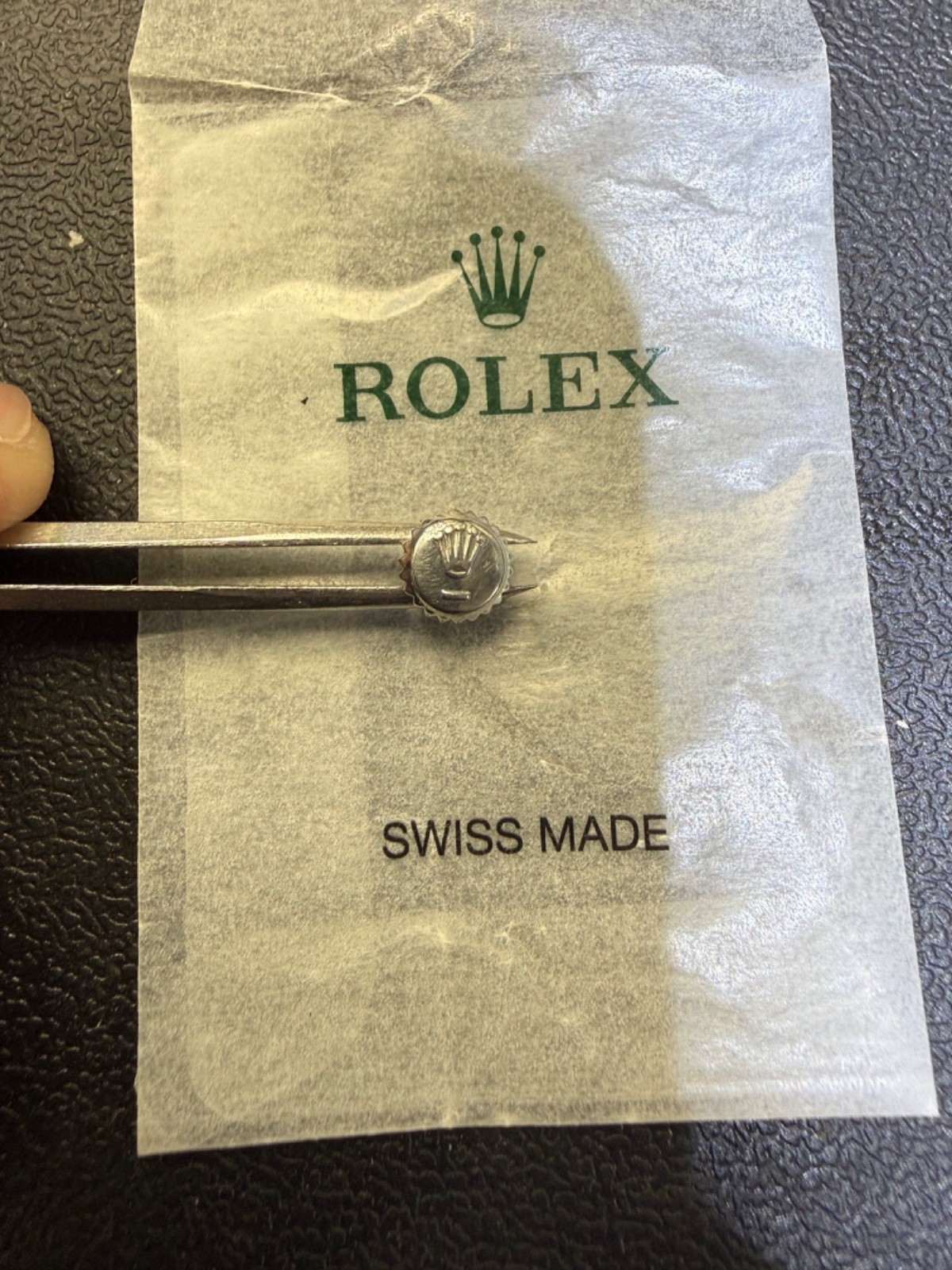 Rolex crown 6mm silver stainless steel #RL02