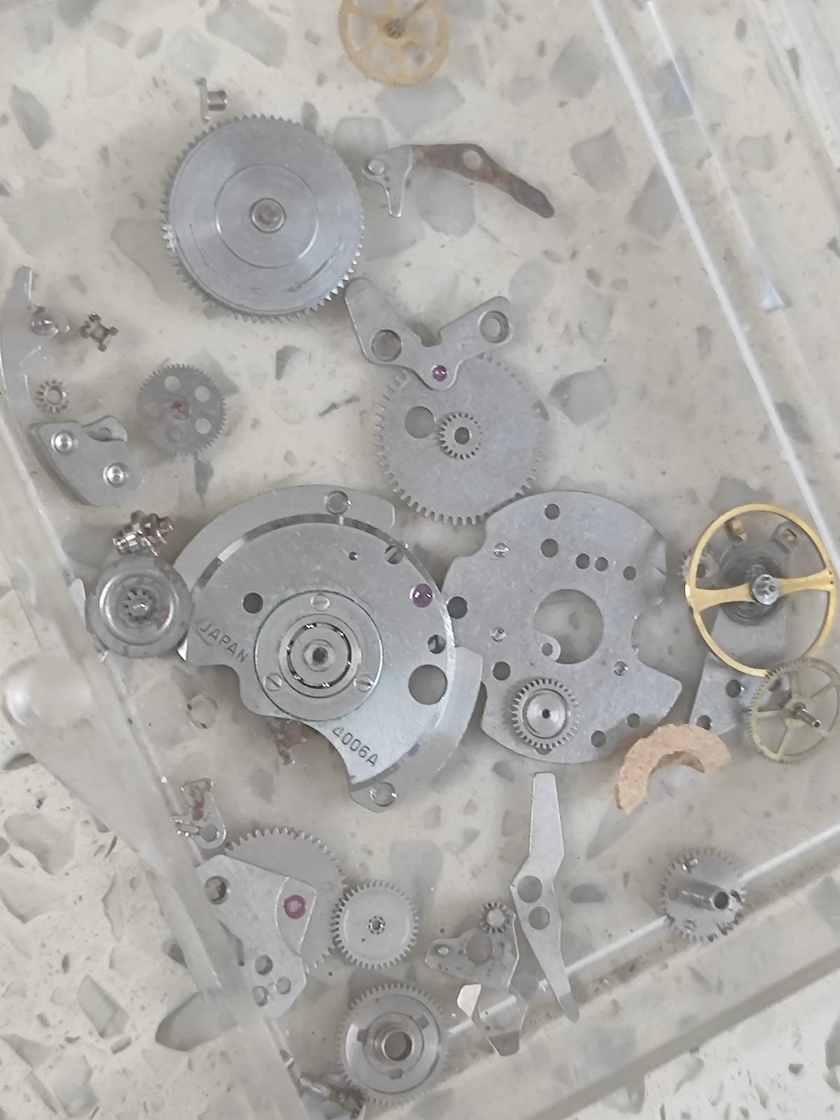 Vintage Seiko Bell Matic Alarm 4006A Incomplet movement Not Work For parts Y