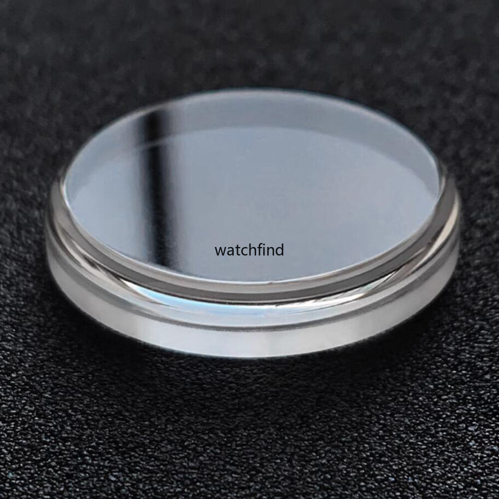 AR Blue/Red Bubble Top Hat Watch Glass Mineral Curve Crystal fit SKX013 SKX015