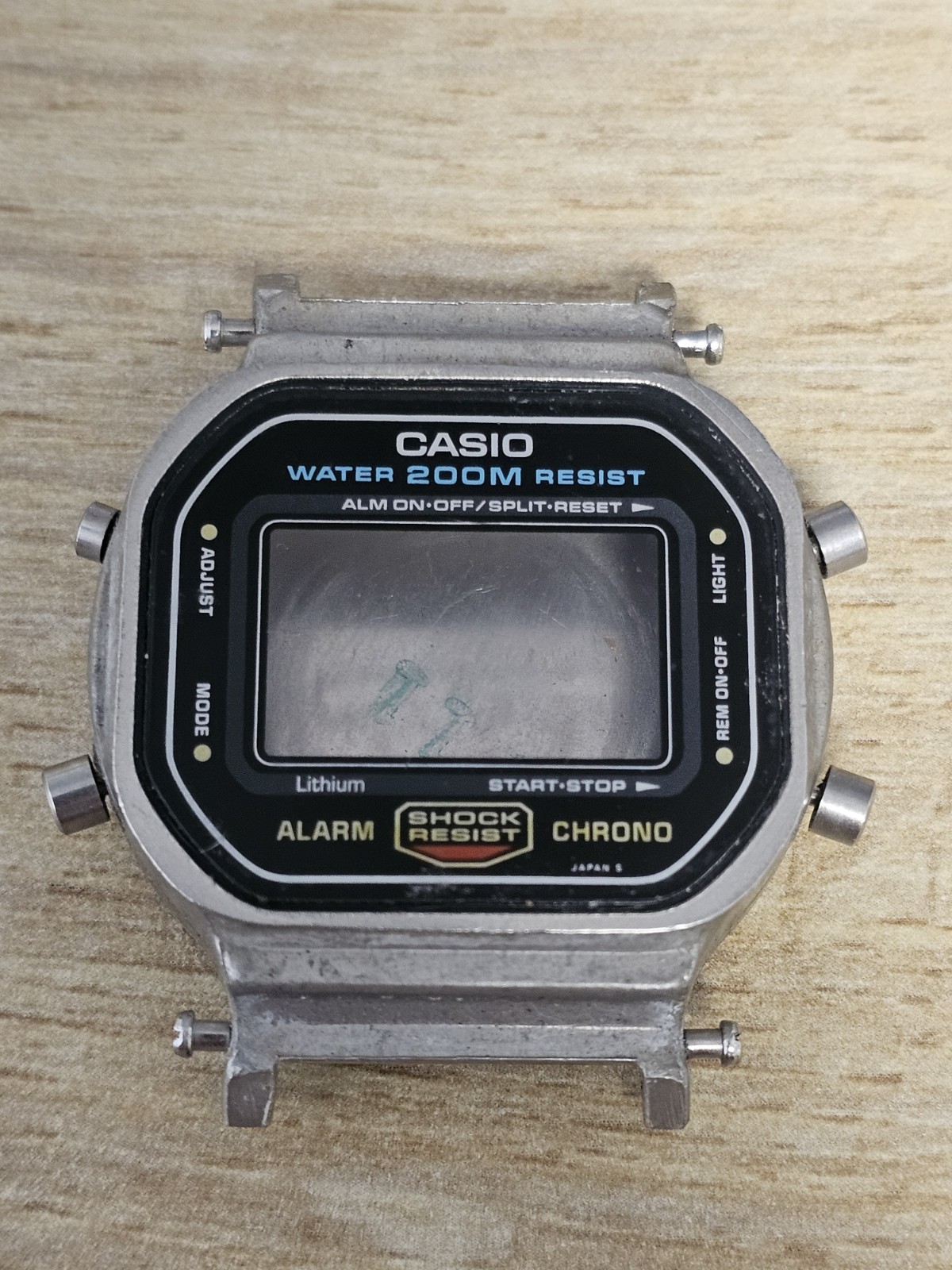 Vintage Casio G-Shock DW-5600C 901 Watch Case Only No Module No Bezel Japan Part