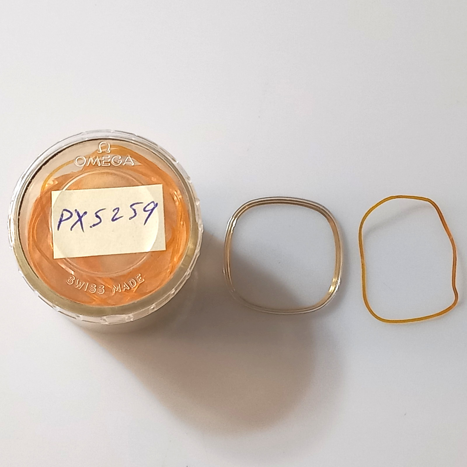 GENUINE NOS OMEGA PX5259 TV CRYSTAL FOR 166.0190 / 166.0191 / 166.190 / 366.0835
