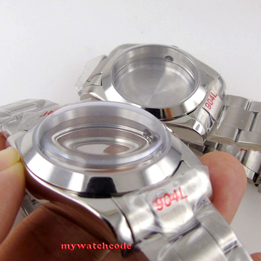 36mm Bow Glass Automatic Watch Case Fit ETA 2836 2824 8215 NH34 NH35 NH36 3804